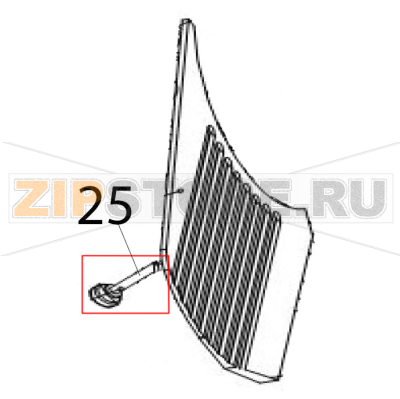 Pull rod Hurakan HKN-HM300M Pull rod Hurakan HKN-HM300MЗапчасть на деталировке под номером: 25