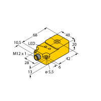 Датчик индуктивный Turck NI25-Q20-AN6X2-H1141