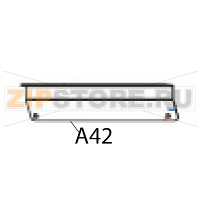 Tear off bar Godex EZ-2200 Tear off bar Godex EZ-2200Запчасть на деталировке под номером: A-42Название запчасти Godex на английском языке: Tear off bar EZ-2200.