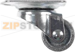 Lenkrolle 31mm Plattenbefestigung H 45mm 