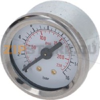 МАНОМЕТЕР НАСОС Ø 44 ММ 0÷16 БАР