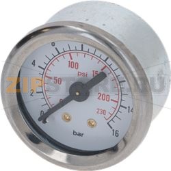 МАНОМЕТЕР НАСОС Ø 44 ММ 0÷16 БАР 