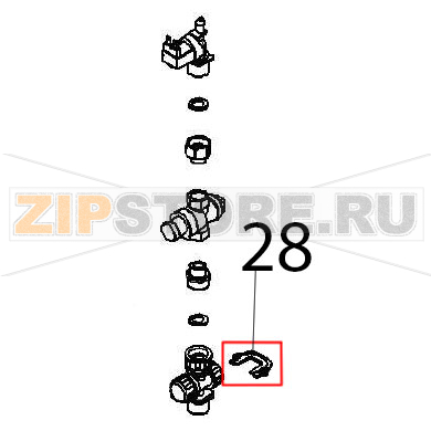 Sol. valve supp. Angelo Po FX101E1 Sol. valve supp. Angelo Po FX101E1Запчасть на деталировке под номером: 28