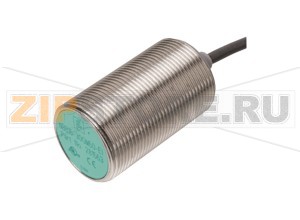 Индуктивный датчик Inductive sensor NBB15-30GM50-EI Pepperl+Fuchs General specificationsOutput typeDigital current outputRated operating distance15 mmInstallationflushOutput polarityDCAssured operating distance0 ... 12.15 mmActuating elementmild steel, e. g. 1.0037, SR235JR (formerly St37-2) 12 mm x 12 mm x 1 mmReduction factor rAl 0.5Reduction factor rCu 0.4Reduction factor r304 0.7Reduction factor rBrass 0.5Output type3-wireNominal ratingsOperating voltage9 ... 30 V DCSwitching frequency0 ... 700 HzHysteresis2 ... 15  %Reverse polarity protectionreverse polarity protectedShort-circuit protectionyesTemperature drift&le 10 %Load resistor100 ... 250 OhmSwitching state indicatorLED, yellowFunctional safety related parametersMTTFd1601 aMission Time (TM)20 aDiagnostic Coverage (DC)0 %Digital outputOutput typeobject detected: 10 mA &plusmn 1 mA object not detected: 5 mA &plusmn 1 mAApprovals and certificatesUL approvalcULus Listed, General Purpose, Class 2 Power SourceAmbient conditionsAmbient temperature-40 ... 85 °C (-40 ... 185 °F) Storage temperature-40 ... 85 °C (-40 ... 185 °F)Mechanical specificationsConnection typecable PUR , 2 mCore cross-section3 x 0.34 mm2Housing materialbrass, nickel-platedSensing facePBTDegree of protectionIP68 / IP69KGeneral informationScope of delivery2 self locking nuts in scope of delivery