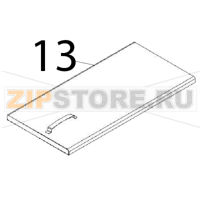 Lid and handle Angelo Po 091FR1E Lid and handle Angelo Po 091FR1EЗапчасть на деталировке под номером: 13