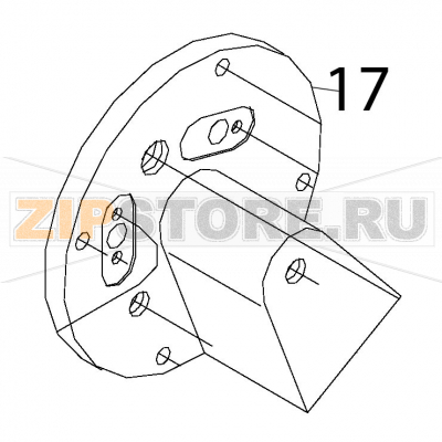 Main cover Fagor VG-101 Main cover Fagor VG-101Запчасть на деталировке под номером: 17Название запчасти Fagor на английском языке: Main cover VG-101.