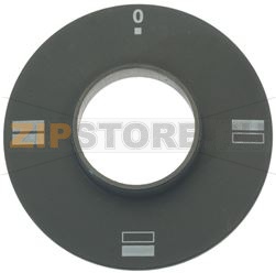 КРУГЛАЯ ГАЙКА ДЛЯ РУЧКИ Ø 84 ММ, С ШЕЛКОТРАФАРЕТНОЙ ПЕЧАТЬЮ 