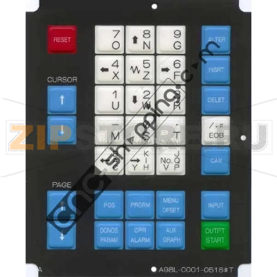 Клавиатура для станков с ЧПУ Fanuc A98L-0001-0518#T 