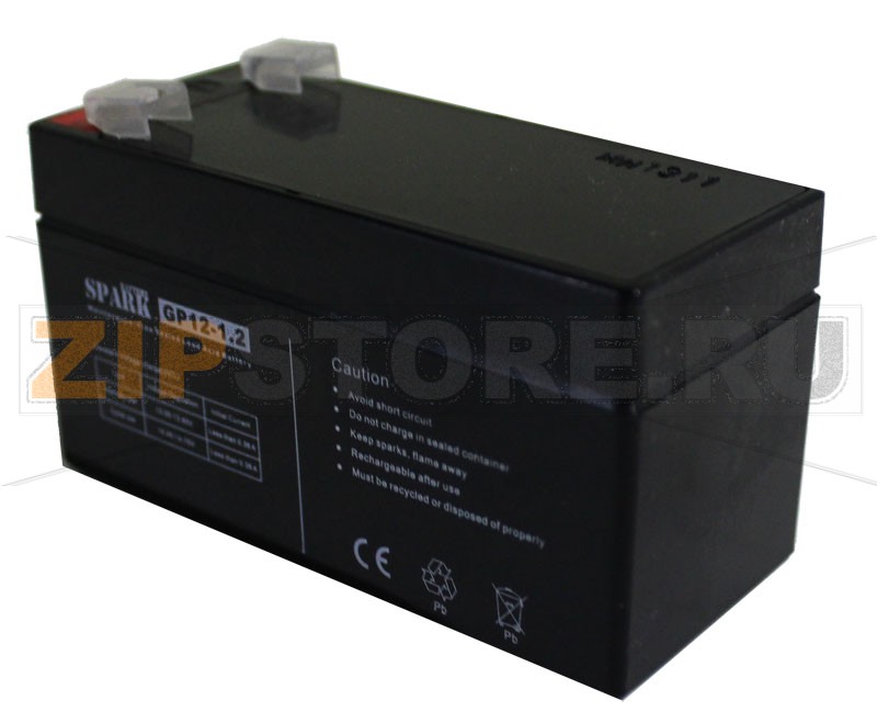 Spark GP 12-1,2 Аккумулятор Spark GP 12-1,2Характеристики: Напряжение - 12V; Емкость - 1,2Ah;Габариты: длина 97 мм, ширина 43 мм, высота 52 мм.