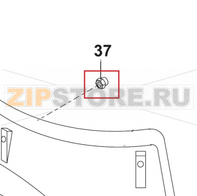 Nut M5 Bear Varimixer AR40 VL-1S                                                         Nut M5 Bear Varimixer AR40 VL-1SЗапчасть на сборочном чертеже под номером: 37Название запчасти на датском&nbsp;языке: Nut M5 Bear Varimixer AR40 VL-1S