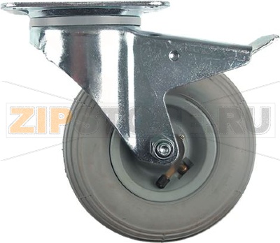 SWIVELLING CASTOR W/PLATE W/BRACKET 