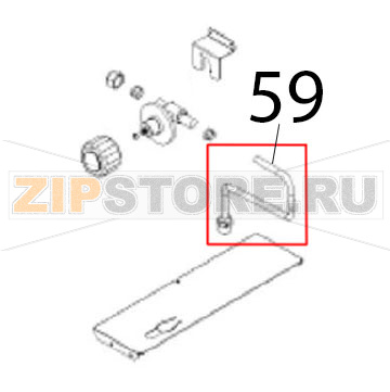 Water pipe ass. y Angelo Po 1G1BR1G Water pipe ass. y Angelo Po 1G1BR1GЗапчасть на деталировке под номером: 59