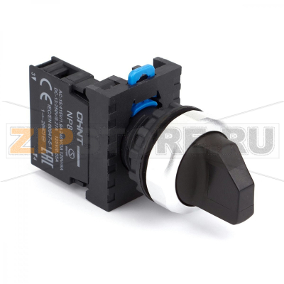Переключатель, 2 положения, 1НЗ, IP65, без подсветки, черный Chint NP8-01X/222 