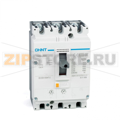Выключатель автоматический 160 А, 150 кА, 3 полюса Chint NM8N-250R 