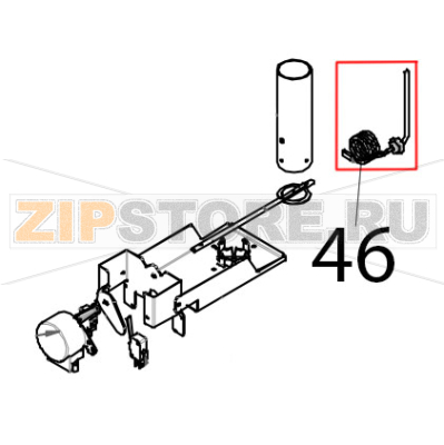 Sonda PT100 per temostato digitale Tecnoeka KF 1010 EV UD Sonda PT100 per temostato digitale Tecnoeka KF 1010 EV UDЗапчасть на деталировке под номером: 46