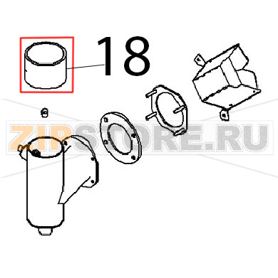 Tubo silicone telato Angelo Po FX82E2T Tubo silicone telato Angelo Po FX82E2TЗапчасть на деталировке под номером: 18