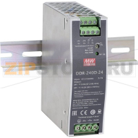Преобразователь DC/DC на DIN-рейку, 24 В/DC, 10 А, 240 Вт Mean Well DDR-240D-24