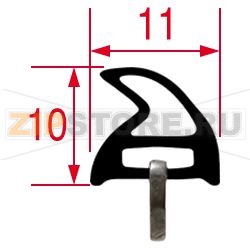 GASKET FOR OVEN DOOR 380x295 mm 