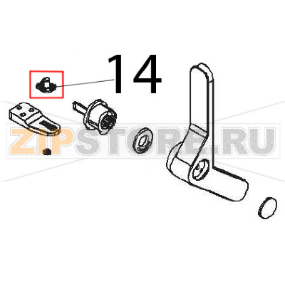 Supporto porta Angelo Po FX101G2 Supporto porta Angelo Po FX101G2Запчасть на деталировке под номером: 14