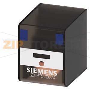 ВТЫЧНОЕ РЕЛЕ 4 П КОНТАКТА,W/O TEST BR. 24V DC Siemens LZX:PT520024 