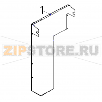 Rear panel Fagor CO-110 DD Rear panel Fagor CO-110 DDЗапчасть на деталировке под номером: 1Название запчасти Fagor на английском языке: Rear panel CO-110 DD.