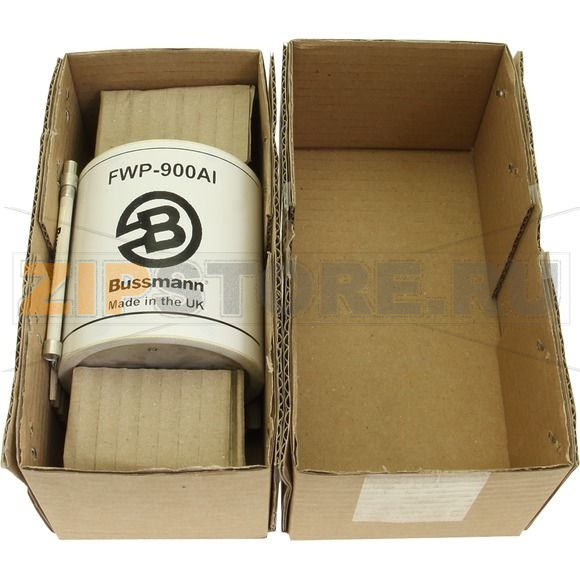 Предохранитель, 900 A, AC 700 В, DC 700 В, 200 кА, 89x193 мм, aR, UL Eaton 700V 900A SEMI FUSE + 