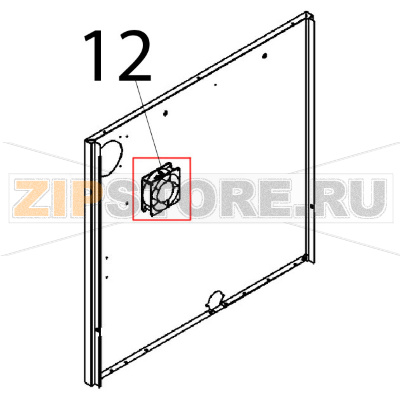 Ventilatore 20 W, 120 mm Angelo Po FX101G2 Ventilatore 20 W, 120 mm Angelo Po FX101G2Запчасть на деталировке под номером: 12