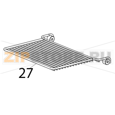 Coperchio grigliato Fimar PF40E Coperchio grigliato Fimar PF40EЗапчасть на деталировке под номером: 27