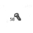 Flat head screw Sato M84Pro