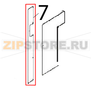 Front insulation retainer Angelo Po FM1221E1 Front insulation retainer Angelo Po FM1221E1Запчасть на деталировке под номером: 7
