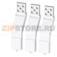 front, accessible main conn. pieces, mounting as alternat. to h/v orient. 3 units f. guide frames accessory for circuit breaker 3WL10 / 3VA27 Siemens 3VW9011-0AN01