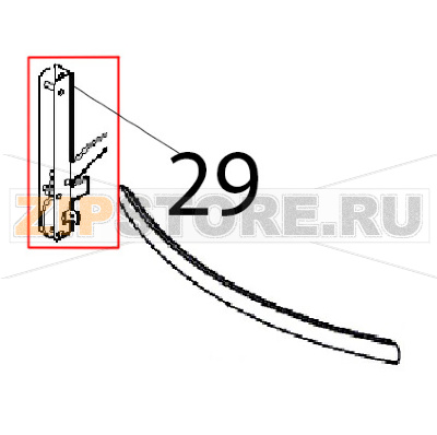 Cerniera SX Angelo Po 1G1FA0G Cerniera SX Angelo Po 1G1FA0GЗапчасть на деталировке под номером: 29