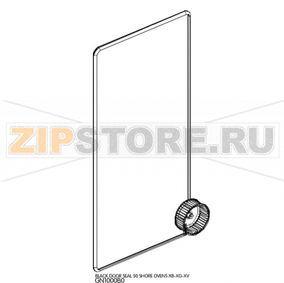Black door seal 50 shore ovens Unox XBC 1005 Black door seal 50 shore ovens Unox XBC 1005Запчасть на деталировке под номером: 117Название запчасти на английском языке: Black door seal 50 shore ovens Unox XBC 1005