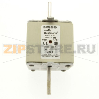 Предохранитель, 1400 A, AC 690 В, 200 кА, DIN 3, aR, DIN, IEC Eaton FUSE 1400A 690V aR DIN 3 HSDNH 