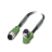Кабель для датчика / исполнительного элемента Phoenix Contact SAC-3P-M12MS/ 0,6-PUR/M12FR