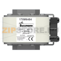 Предохранитель, 1000 A, AC 690 В, size 3, 76x92x63 мм, aR, IEC Eaton FUSE 1000A 690V 3DKN/65 AR