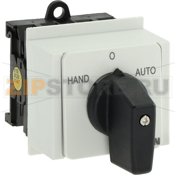 Переключатель, контакты: 2, 20 A, панель: HAND-0-AUTO, 45°, с фиксацией Eaton T0-1-15431/IVS 
