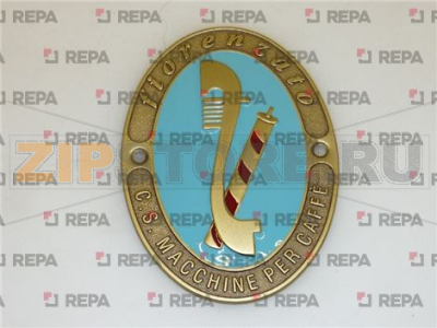TARGA OVALE OTTONE C.S.FIORENZATO 