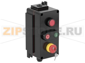 Модуль управления Control Unit Ex e, GRP, 3 Functions LCP3.LRLX.DMMX.JRMX.B.1 Pepperl+Fuchs Electrical specificationsOperating voltage250 V max.Operating current16 A max.Terminal capacity2.5 mm2FunctionLED indicatorColorredRated operating voltage20 ... 250 V ACLabelingTRIPPEDFunction 2double pushbuttonColorred / greenContact configuration1x NO / 1x NCUsage categoryAC12 - 12 ... 250 V AC - 16 AAC15 - 12 ... 250 V AC - 10 ADC13 - 12 ... 110 V DC - 1 ADC13 - 12 ... 24 V DC - 1ANumber of poles2Labeling0 - IFunction 3mushroom buttonColorredContact configuration1x NO / 1x NCUsage categoryAC12 - 12 ... 250 V AC - 16 AAC15 - 12 ... 250 V AC - 10 ADC13 - 12 ... 110 V DC - 1 ADC13 - 12 ... 24 V DC - 1ANumber of poles2Operator actionlatching , key releaseLockableyesMechanical specificationsHeight220 mm (A)Width110 mm (B)Depth101 mm (C)External dimension133 mm with operators (C1) 235 mm with mounting brackets (K)Fixing holes distance, height220 mm (G)Fixing holes distance, width78 mm (H)Enclosure coverfully detachableCover fixingM6 stainless steel socket cap head screwsFixing holes diameter7 mm (J)Degree of protectionIP66Cable entryNumber of cable entries1 x M20 in face A fitted with polyamide Ex e stopping plug1x M20 in face B fitted with polyamide Ex e cable glandDefined entry areaface A and face BMaterialEnclosurecarbon loaded, antistatic glass fiber reinforced polyester (GRP)Finishinherent color blackSealone piece solid silicone rubberMass3.5 kgMounting7 mm slots moulded into baseGrounding2.5 mm2 grounding terminalAmbient conditionsAmbient temperature-40 ... 55 °C (-40 ... 131 °F) @ T4 -40 ... 40 °C (-40 ... 104 °F) @ T6 Data for application in connection with hazardous areasEU-Type Examination CertificateCML 16 ATEX 3009 XMarking II 2 GD Ex db eb mb IIC T* Gb Ex tb IIIC T** °C Db T6/T80 °C @ Ta +40 °C T4/T130 °C @ Ta +55 °CInternational approvalsIECEx approvalIECEx CML 16.0008XEAC approvalTC RU C-DE.GB06.B.00567ConformityDegree of protectionEN 60529General informationSupplementary informationEC-Type Examination Certificate, Statement of Conformity, Declaration of Conformity, Attestation of Conformity and instructions have to be observed where applicable. For information see www.pepperl-fuchs.com.AccessoriesOptional accessoriesEngraved traffolyte tag labelEngraved AISI 316L stainless steel tag labelColor in-fill stainless steel tag label