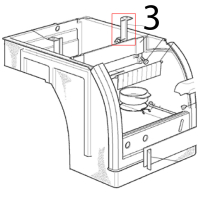 Metal bracket right Scotsman AC 56