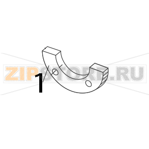 Damper gear Toshiba TEC B-852-TS22-QP-R Damper gear Toshiba TEC B-852-TS22-QP-RЗапчасть на деталировке под номером: 1