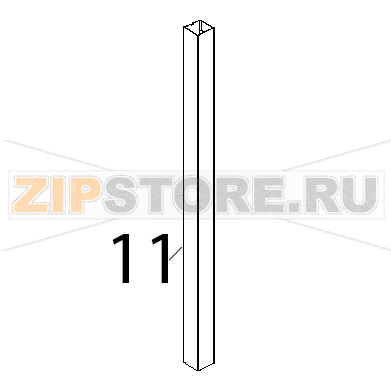 Colonnina SX inox porta Unox XVC 515G Colonnina SX inox porta Unox XVC 515GЗапчасть на деталировке под номером: 11