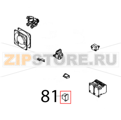 Int.rele&#039; R614A-1/240, H1R2, AC 220 V Piron PF1006_PI1 Int.rele' R614A-1/240, H1R2, AC 220 V Piron PF1006_PI1Запчасть на деталировке под номером: 81