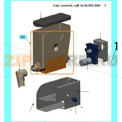 C/O Scatola orzo/caffe Bianchi BVM-952 C/O Scatola orzo/caffe Bianchi BVM-952Запчасть на деталировке под номером: 1Название запчасти Bianchi на итальянском языке: C/O Scatola orzo/caffe BVM-952.