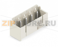 Вилка под пайку THR; 1.4 mm O solder pin; прямые; Шаг контактов 7,5 мм; 5-пол.; светло-серые Wago 2092-3405/200-000