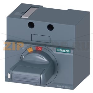 front mounted rotary operator standard IEC IP30/40 accessory for: 3VA5 125 Siemens 3VA9137-0EK11 