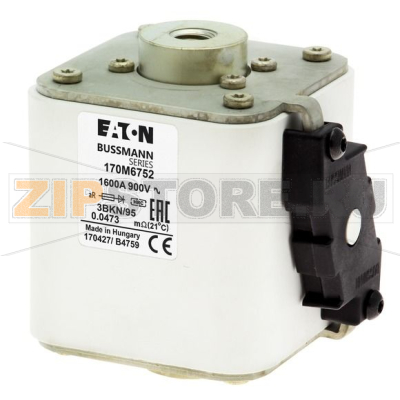 Предохранитель, 1400 A, AC 690 В, size 3, 76x92x139 мм, aR, UL, IEC Eaton FUSE 1400A 690V 3FKE/ 