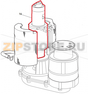 Gefrierzylindereinheit Scotsman AF 80   Gefrierzylindereinheit Scotsman AF 80Запчасть на сборочном чертеже под номером: 16Название запчасти Scotsman на немецком&nbsp;языке: Gefrierzylindereinheit Scotsman AF 80
