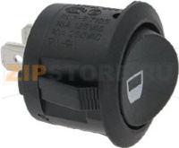 ЧЕРНЫЙ ОДНОПОЛЮСНЫЙ ПЕРЕКЛЮЧАТЕЛЬ 16А 250В