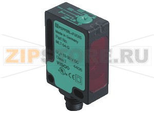 Рефлекторный датчик Retroreflective sensor ML7-54-G/25/110/123/143 Pepperl+Fuchs Описание оборудованияRetroreflective sensor for standard applications, miniature design, clear object detection, front optical face, 7.6&nbspm detection range, red light, light on, push-pull output, external Teach-In, M8 plug